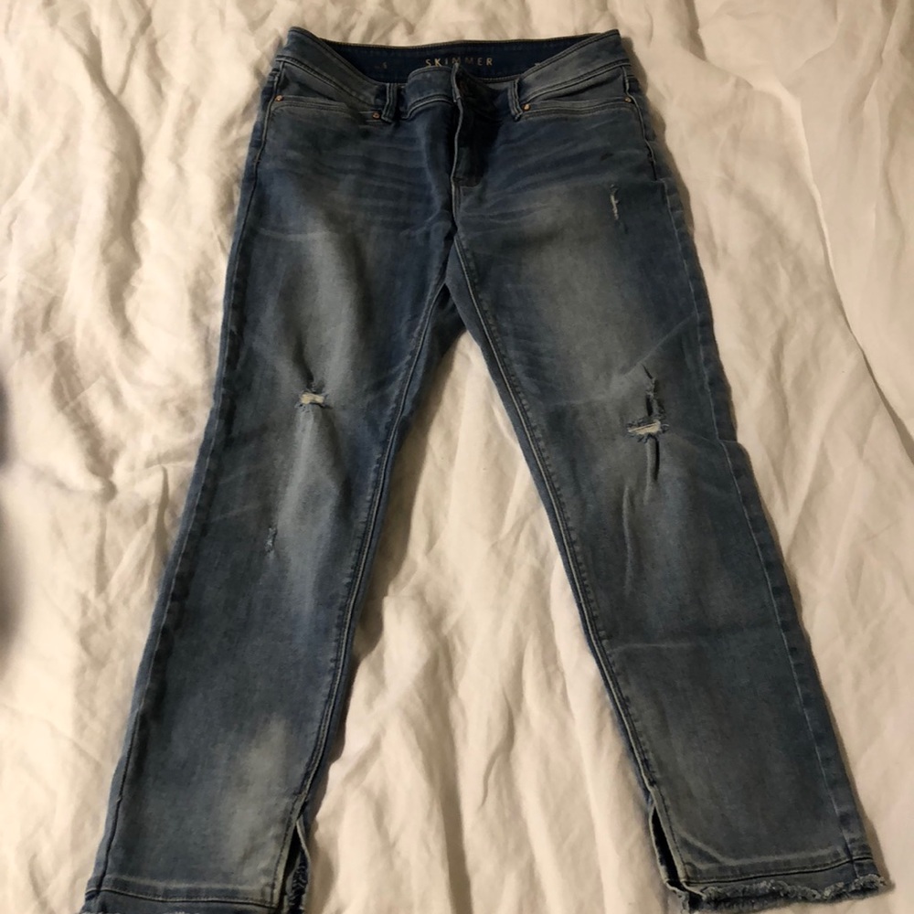Black house white market jeans